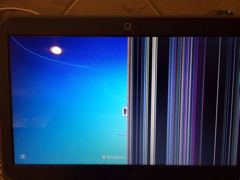 Most likely, you have purchased a cathode ray tube (crt) monitor based on sony's you can see the line in the following photo: Dell Laptop Faulty Screen - Dell Photos and Images 2018