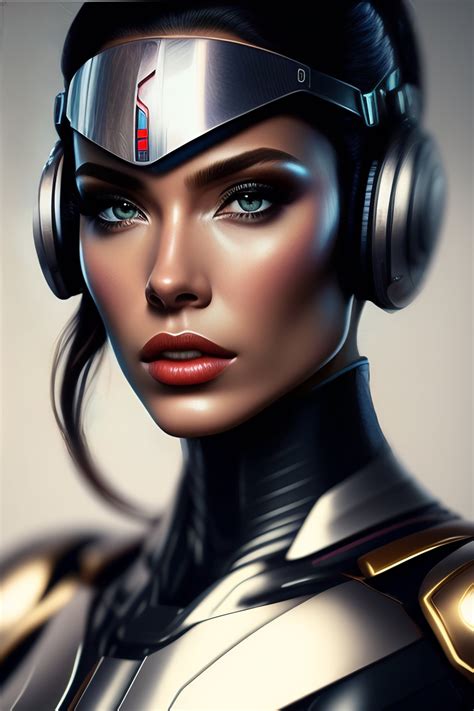 Lexica Robocop Woman Portrait Photorealistic Highly Detailed