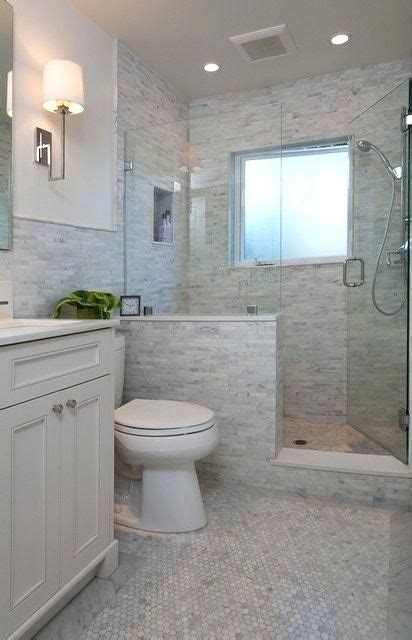 Walk In Shower Tile Ideas Half Wall Like The Not Bathroom Niche Insert