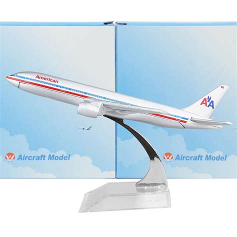 American Airlines Boeing 777 16cm Alloy Metal Model Aircraft Child