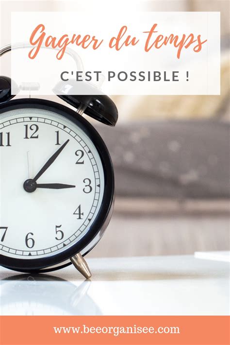 Gagner Du Temps Au Quotidien Cest Possible Bee Organisée