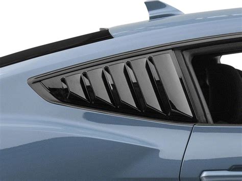 Mp Concepts Mustang Quarter Window Louvers Gloss Black 438202 24 25