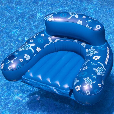 4.5 (6) swimways spring float recliner pool lounger. Swimline Tropical Floating Chair | Overton's