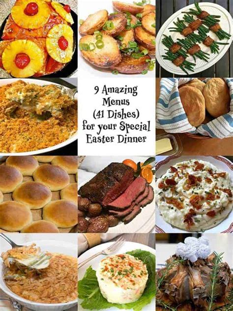 9 Amazing Menus For Your Special Easter Dinner The Pudge Factor