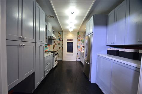 It's essential to create a kitchen that matches the homeowner's preferences. Galley Kitchen With Natural Shaker cabinets painted - RTA ...