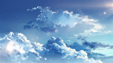 Anime Light Blue Aesthetic Wallpaper - Blue Anime Aesthetic Wallpapers
