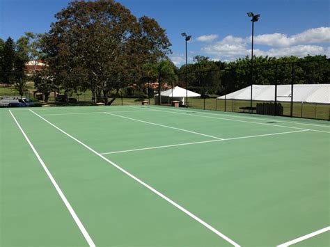 Tennis Court Line Marking Angle Line Marking