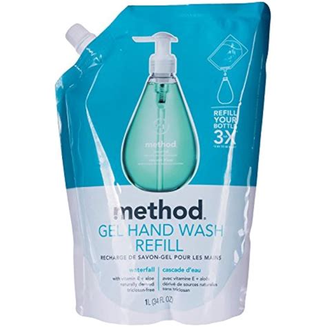 Method Gel Hand Wash Refill Pouch Waterfall 34 Ounce 663100016885 Ebay