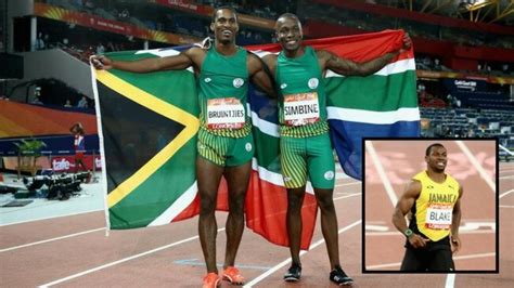 Akani simbine is a south african sprinter specializing in the 100 metres event. Usain Bolt forgives Yohan Blake for Commonwealth Games ...