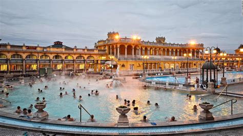 Széchenyi Thermal Bath In The ‘city Of Baths’ Budapest