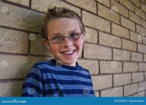 Happy And Excited Boy Stock Photo Image Of Blue Excited 9533070