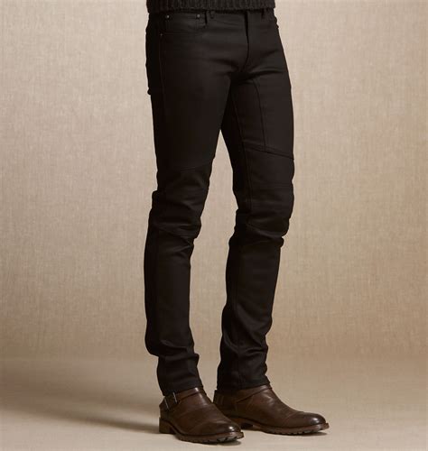 Belstaff Elmbridge Slim Fit Jeans In Black Raw Stretch Denim In Black