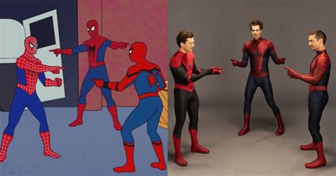 Photographer Recreates Spider Man Meme With Spider Man Actors