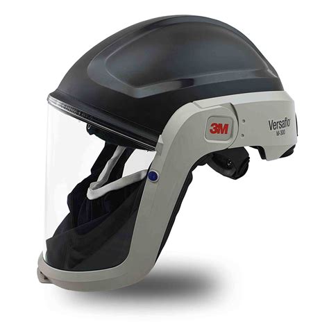 3m Versaflo Face Shield And Safety Hard Hat Helmet M 307 With Fire
