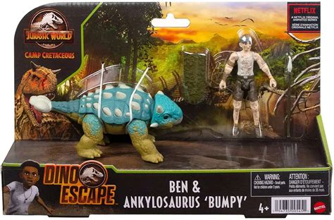 Jurassic World Camp Cretaceous Dino Escape Ben Ankylosaurus Bumpy