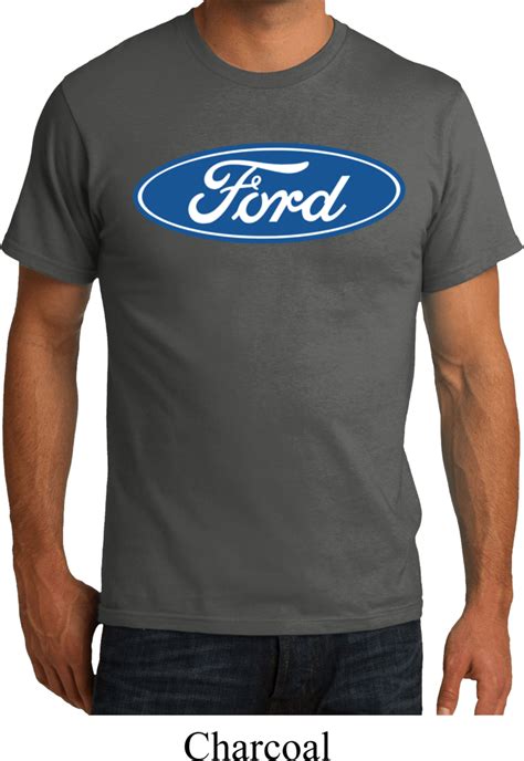 Mens Ford Shirt Ford Oval Organic Tee T-Shirt - Ford Logo T-shirts