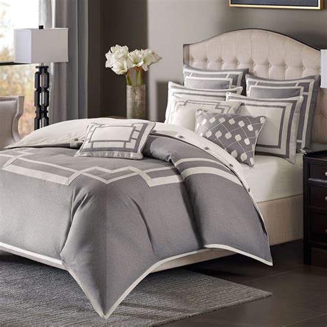Gray And Gold Comforter Set Queen Luxury Bedding King Queen Bed Duvet