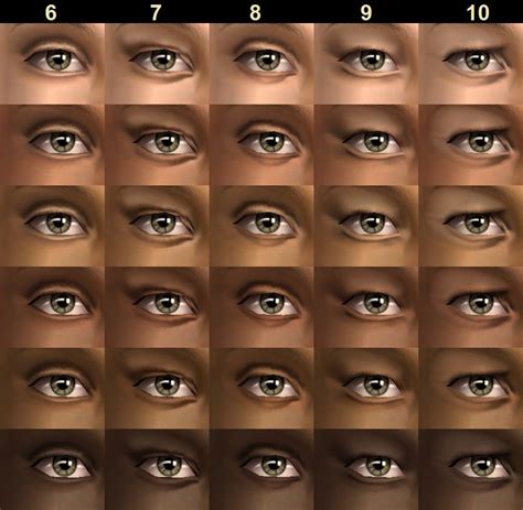 Mod The Sims Minas 2x10 Eyelids Sims 4 Cc Eyes Sims Sims 4