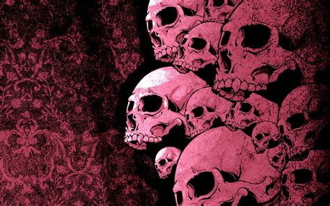 Pink Skull Wallpaper 53 Pictures