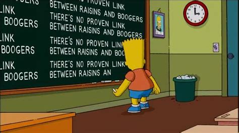 Bart Simpson Chalkboard Meme