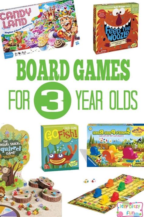 10 Great Board Games for 3 Year Olds - itsybitsyfun.com | Preschool