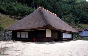 大枝集落に保存されている喜多家住宅。