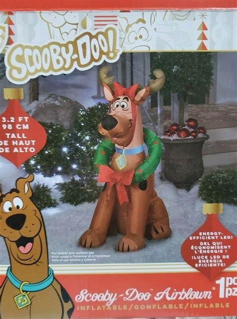 gemmy 3 5ft scooby doo as reindeer christmas inflatable 3787019035