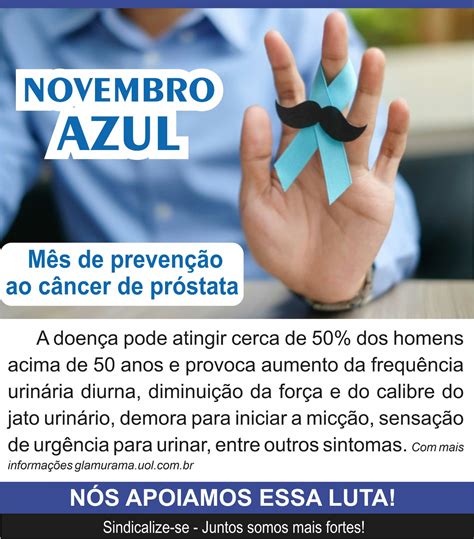 Novembro Azul Mês De Prevenção Ao Câncer De Próstata