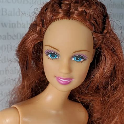 C Nude Barbie Auburn Blue Eyes Swan Lake Fairy Queen Teresa Doll
