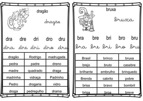 Atividade Silabas Complexas Br