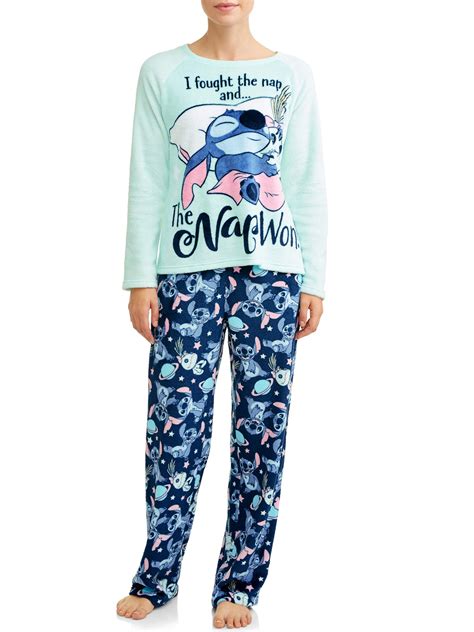 Disney Lilo And Stitch Women S And Women S Plus Pajama Set Walmart Inventory Checker Brickseek