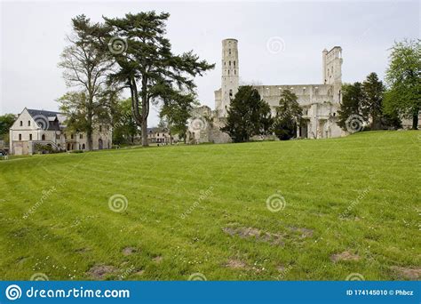 Abbey Of Jumieges Normandy France Stock Photo Image Of Church