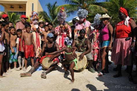 Bay Island Islas Bahiaroatan Garifuna Folklore Punta Dance Roatan