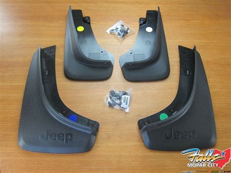 2019 2021 Jeep Cherokee Trailhawk Front And Rear Molded Splash Guards New