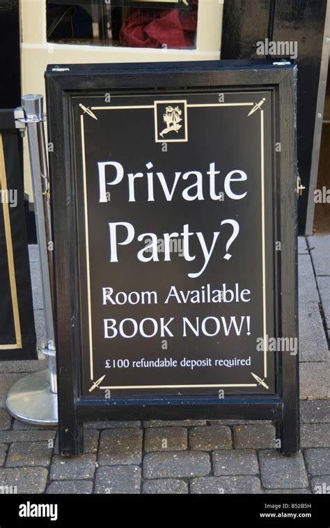 Private Party Room Available Book Now Sign In Uk Street Outside Pub