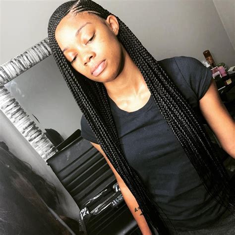 3 Layered Tribal African Braids Hairstyles Feed In Braids Hairstyles