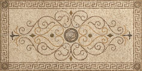 Mosaic Ancient Rome Floor Tile Texture Seamless 16410