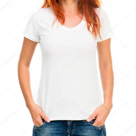 Girl In White T Shirt — Stock Photo © Gekaskr 23556683