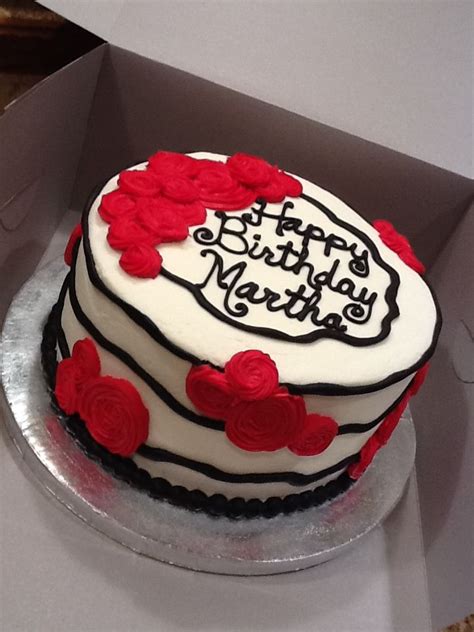 Red Rosette Birthday Cake Festa