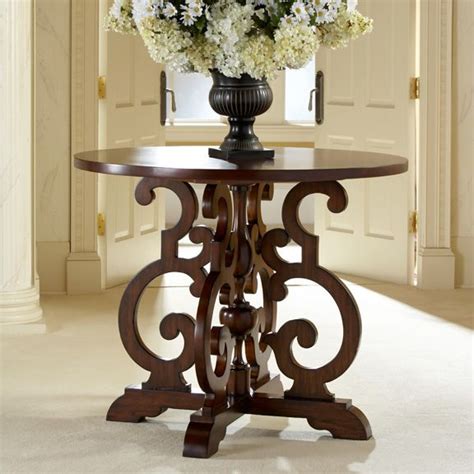 Entryway Round Table Ideas Present Wonderful Decorating Opportunities