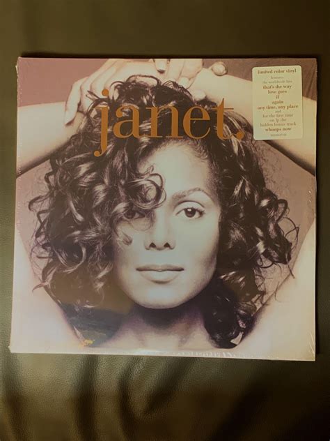 ‘janet Limited Edition Clear Vinyl Album By Janet Janet Hobbies