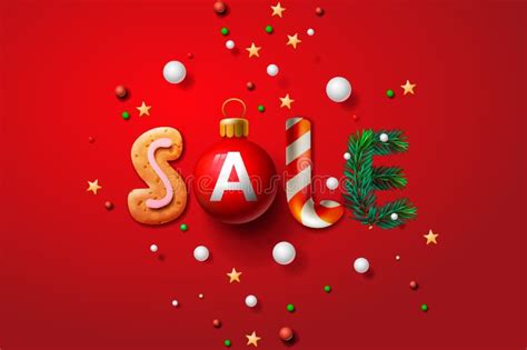 Christmas Sale Background Promotional Poster For Christmas Sale
