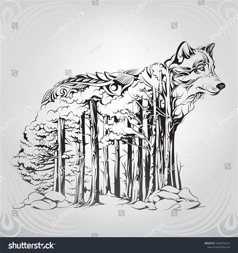 Kostenlose mandala malvorlagen für kinder und erwachsene mit vielen wunderschönen neuen motive zum herunterladen, ausdrucken und ausmalen. Image vectorielle de stock de Silhouette d'un loup de la ...