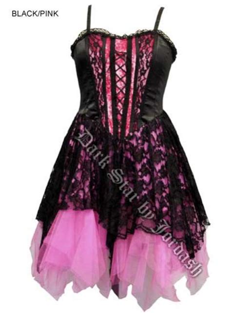 Pigment Lekapcsolás Bendzsó Pink Goth Dress Legfontosabb Rendőr Vakolás