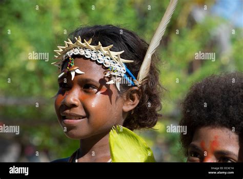 Melanesia Papua New Guinea Tuam Island Tuam Village Traditional