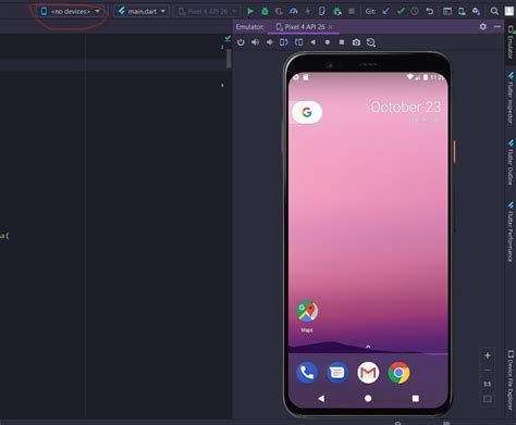 Android Emulator Is Launching Inside Android Studio But Not Showing Up In The Device Tab
