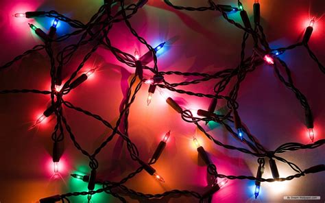 Free Holiday Wallpaper Christmas Lights Desktop Background 1440x900