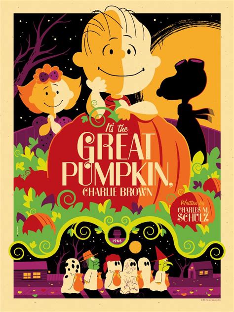 Its The Great Pumpkin Charlie Brown By Tom Whalen 411posters