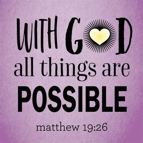 With God All Things Are Possible Poster Sign Hc Brands