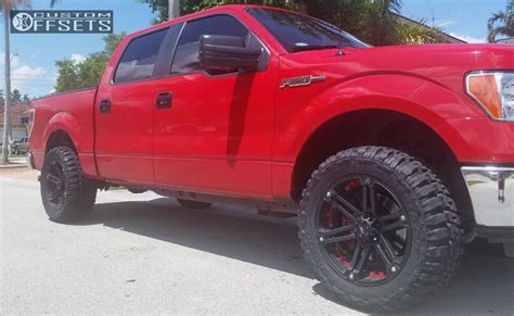 Wheel Offset 2014 Ford F 150 Aggressive 1 Outside Fender Leveling Kit